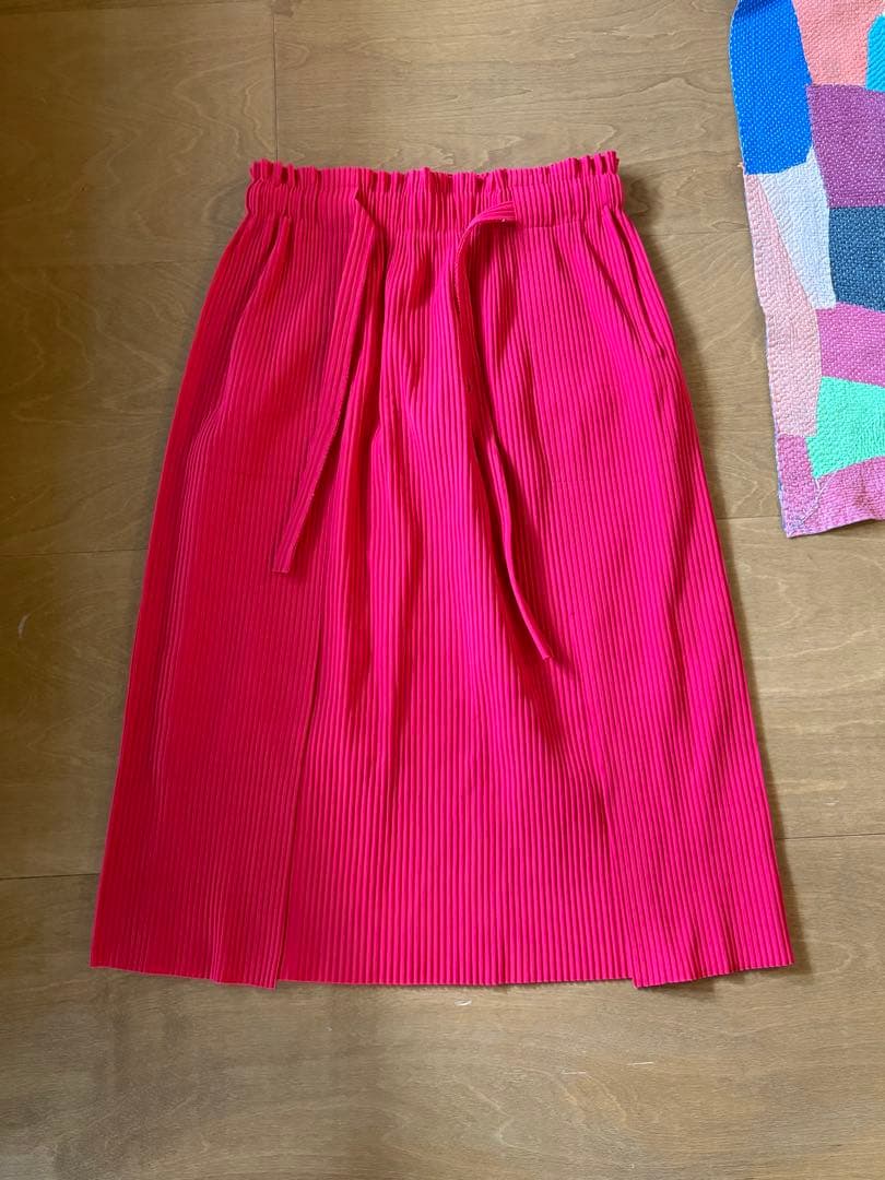 プリーツスカート ゴムウエスト