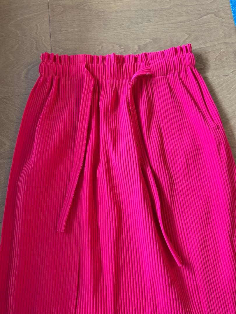 プリーツスカート ゴムウエスト