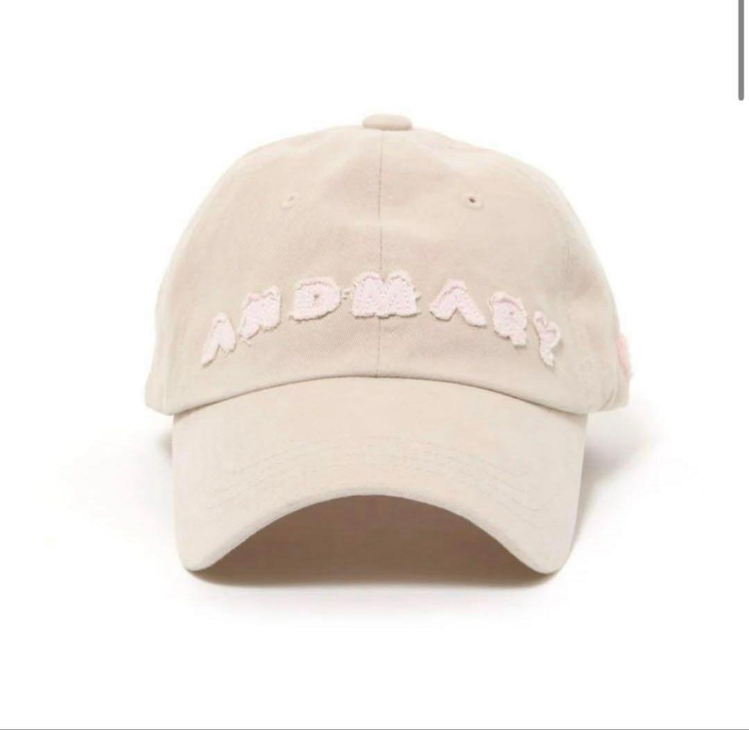 小物 ANDMARY Mary logo cap