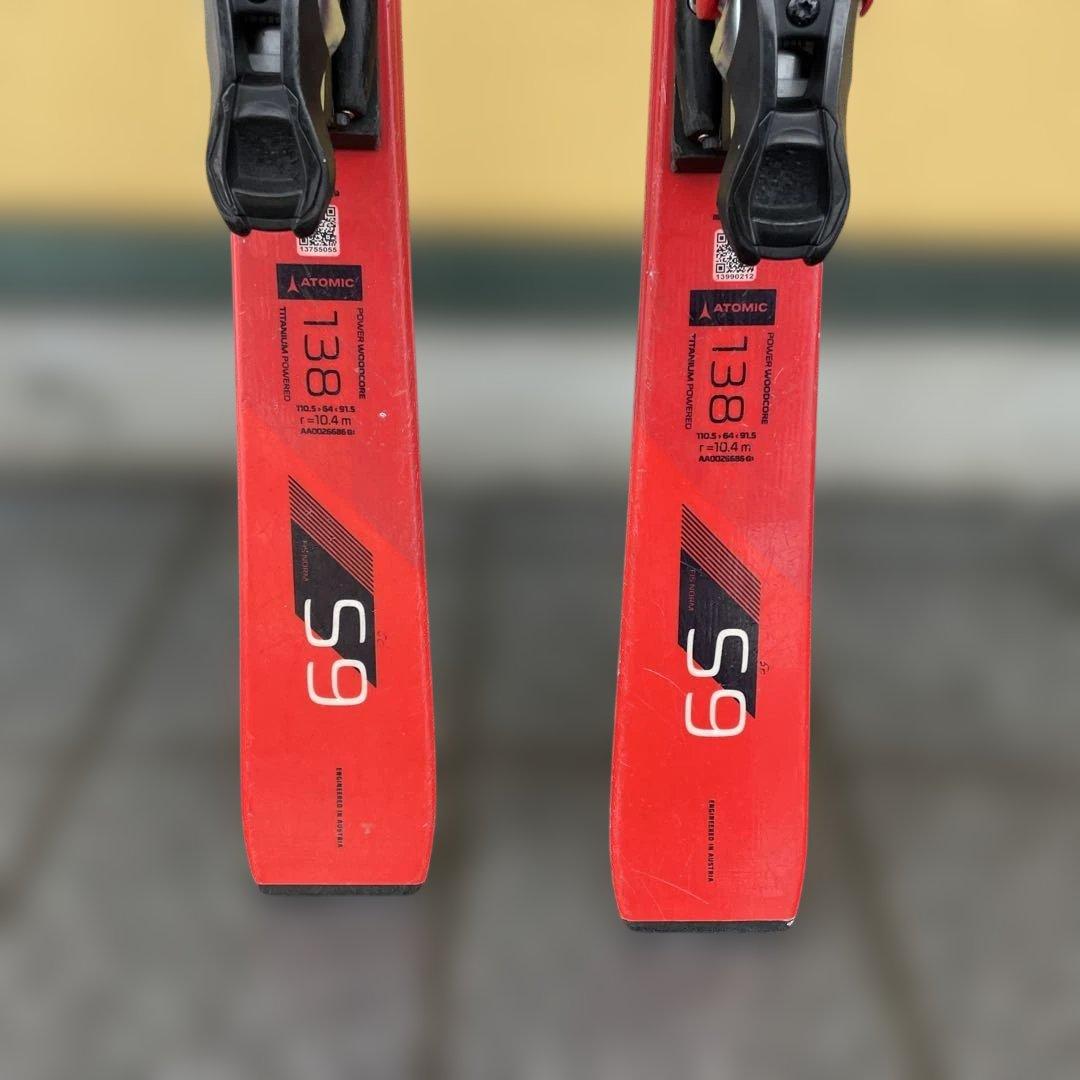 値下げ可能ATOMIC REDSTER S9 スキー138cm ジュニアSL用