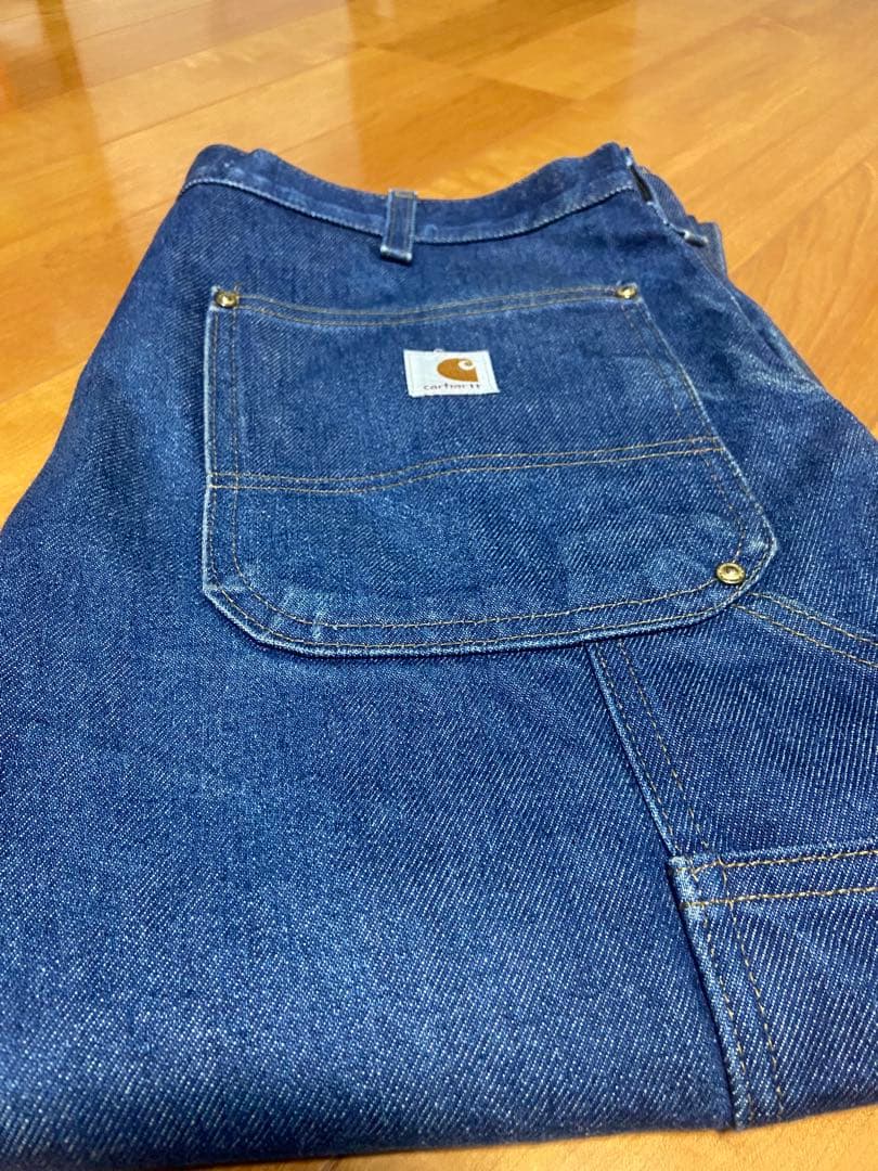 断*K様 carhartt カーハート　ダブルニー　濃紺　デニム　ペインターパン