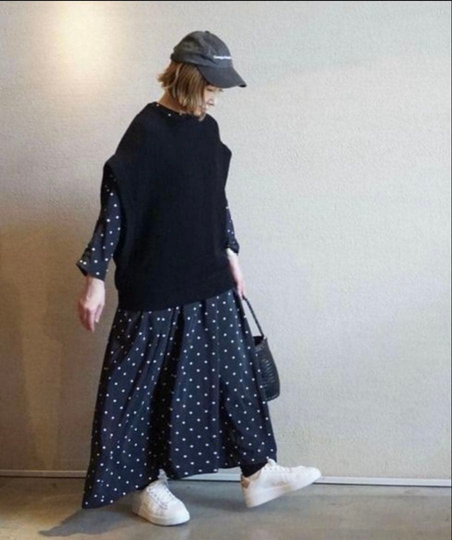 ジャーナルスタンダード ラックス　ドットampleプルワンピース　Fサイズ