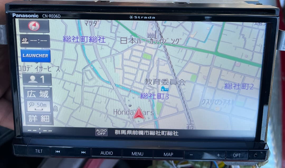 パナソニック CN-RE06D ナビ フルセグ。地図データ2019年版。