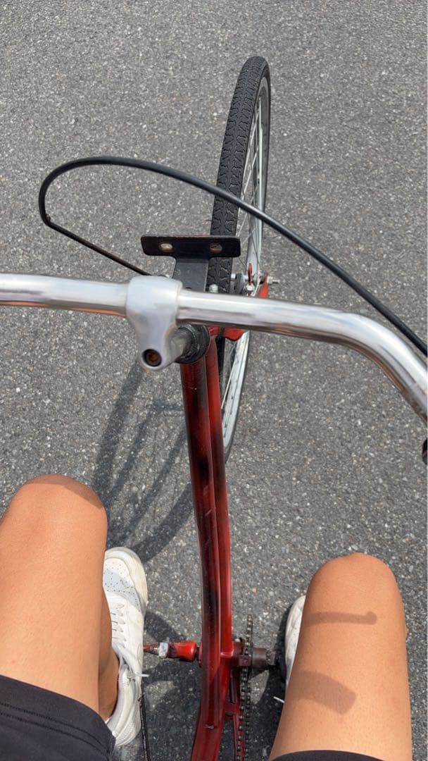 引き取り限定‼️シャコタンチャリ リアブレーキついてます！