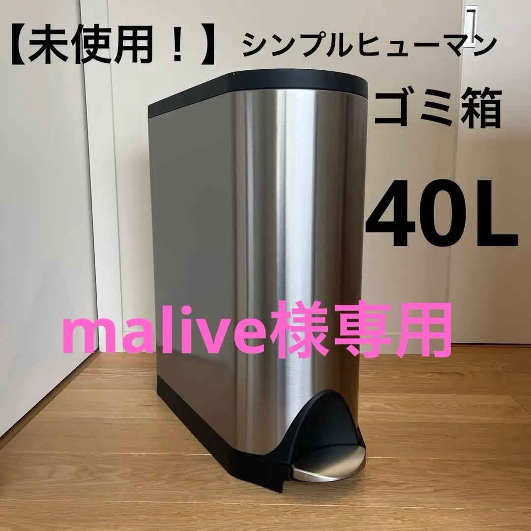 【未使用！】シンプルヒューマン 40L ゴミ箱
