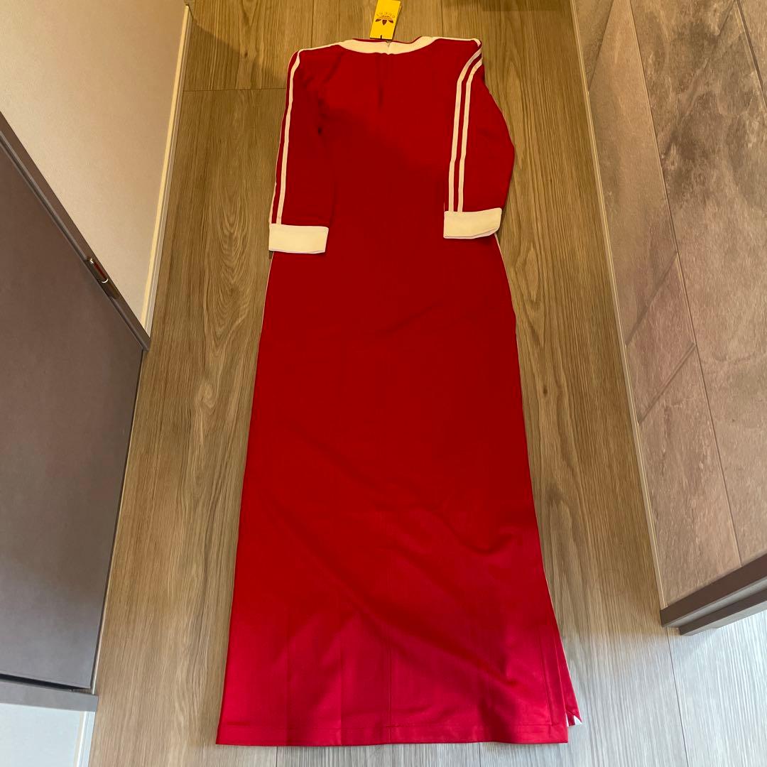 【新品未使用】グッチ　アディダス　サイドストライプワンピース 712711