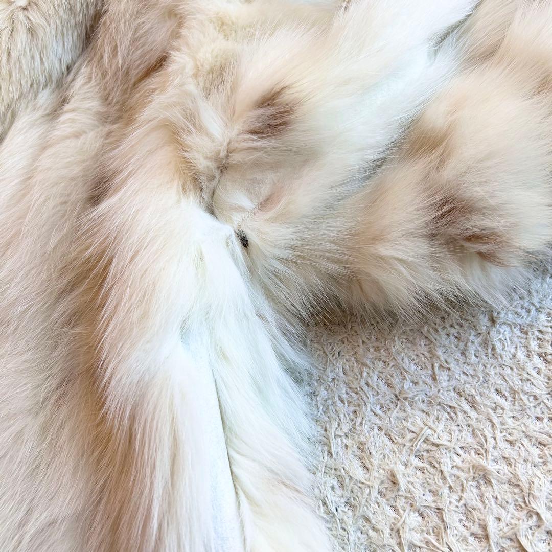 【美品✨️本毛皮】 肉厚サガフォックス SAGA FOX 銀タグ 高級 コート