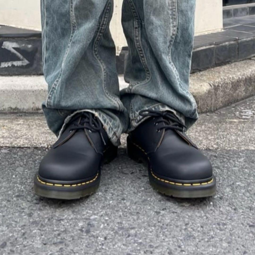 Dr.Martens　1461 ３ホールシューズ　ブラック　革靴　厚底　28cm
