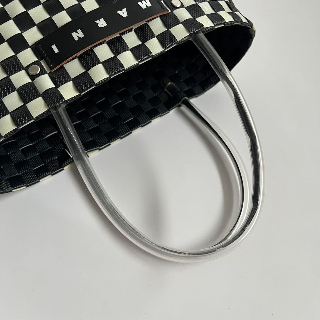バッグ MARNI MARKET OVAL BASKET TOTE HAND BAG
