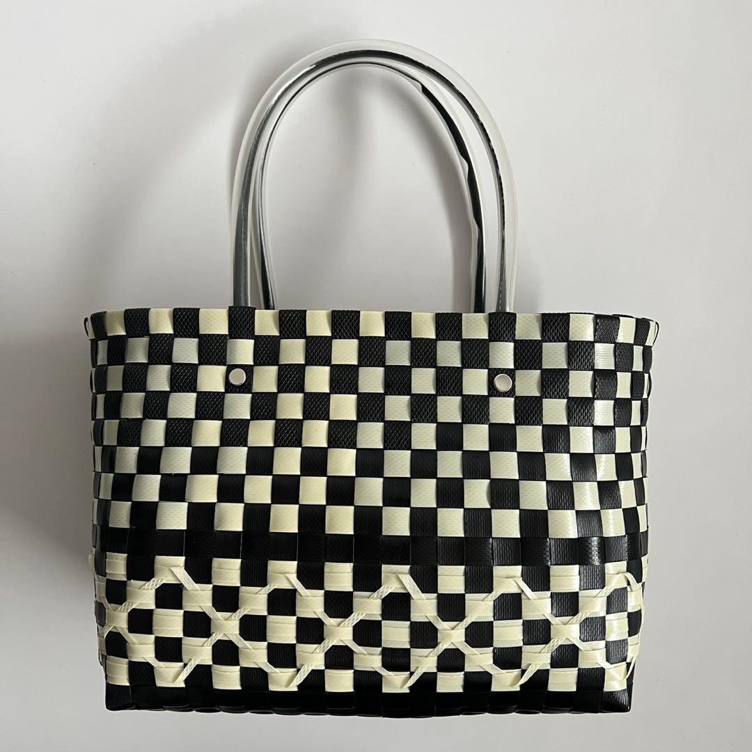 バッグ MARNI MARKET OVAL BASKET TOTE HAND BAG