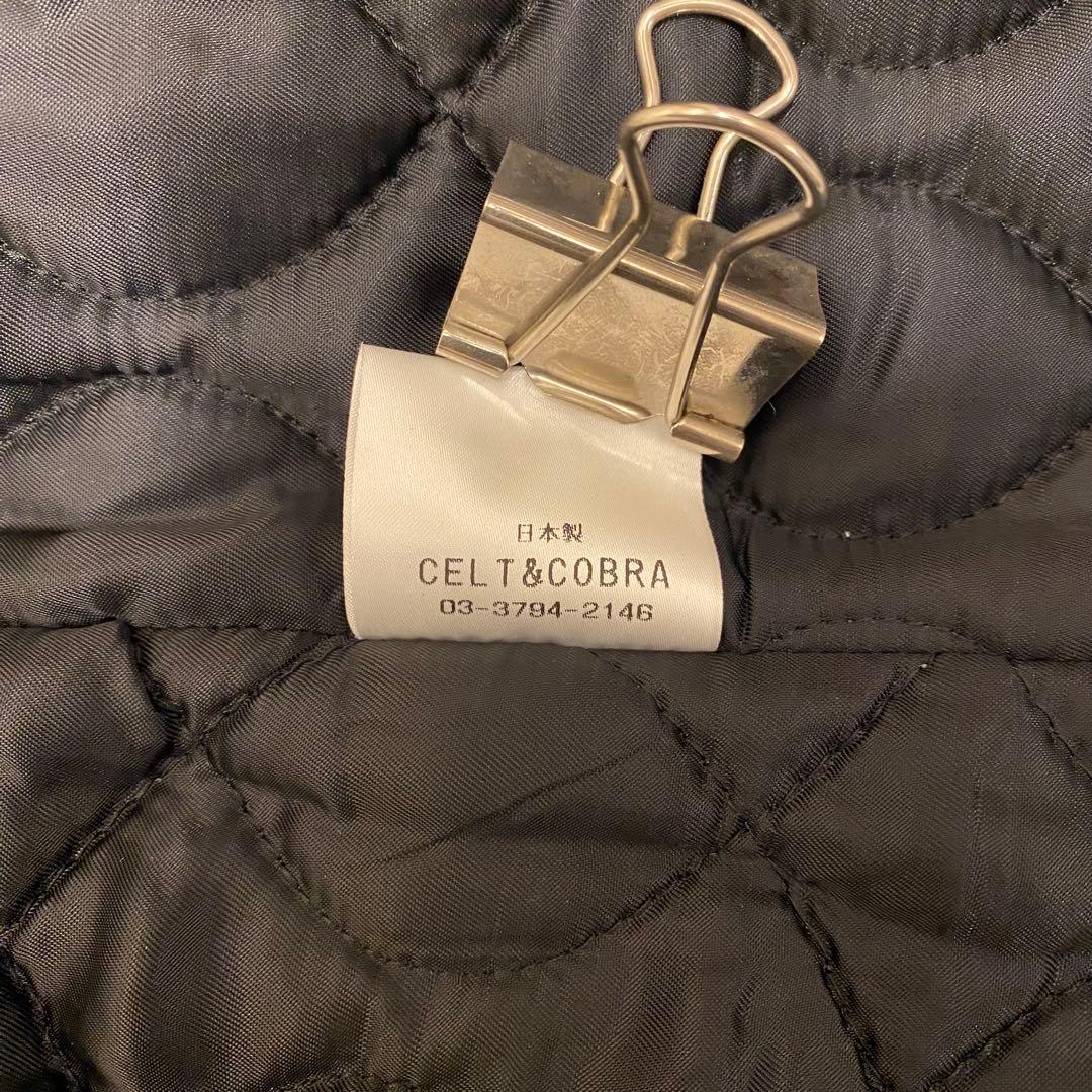 【美品・ラスト1点】CELT&COBRAケルト&コブラ Pコート ブラック XS