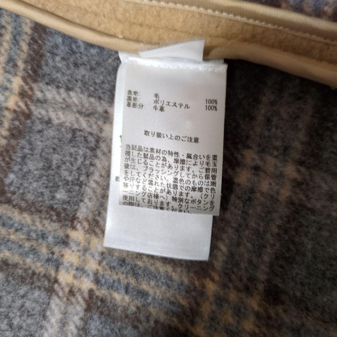 美品 ブルックスブラザーズ 肉厚 ダッフルコート フード付き XS