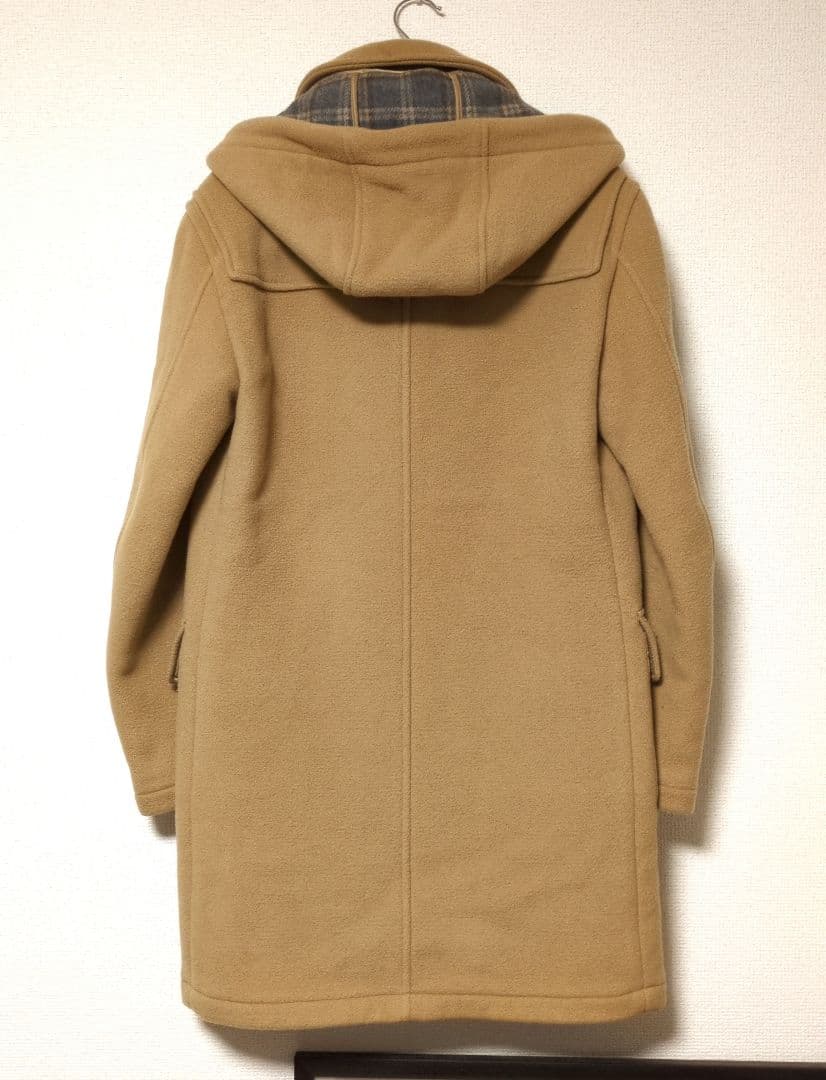美品 ブルックスブラザーズ 肉厚 ダッフルコート フード付き XS