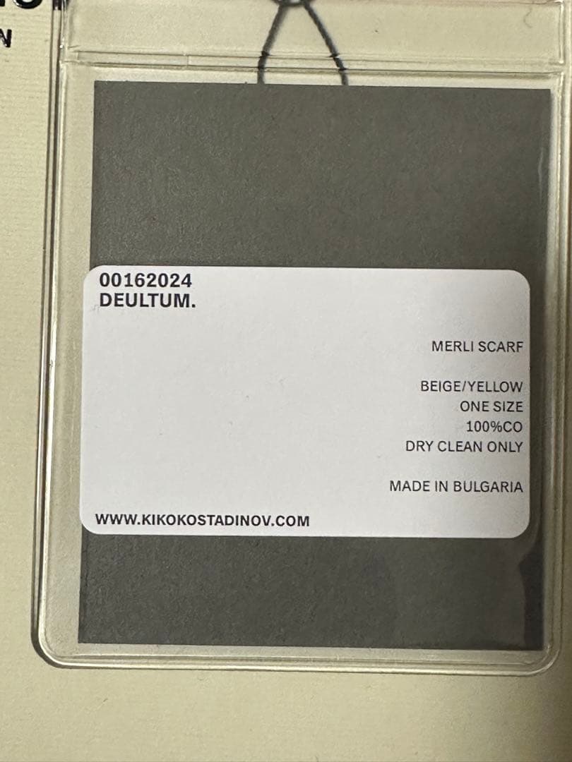 小物 Kiko Kostadinov MERLI SCARF