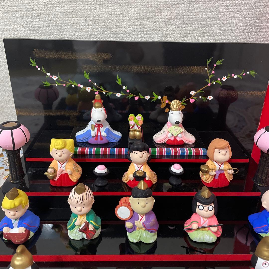 SNOOPY ひな祭り 陶器製　雛人形セット　吉徳大光　レア