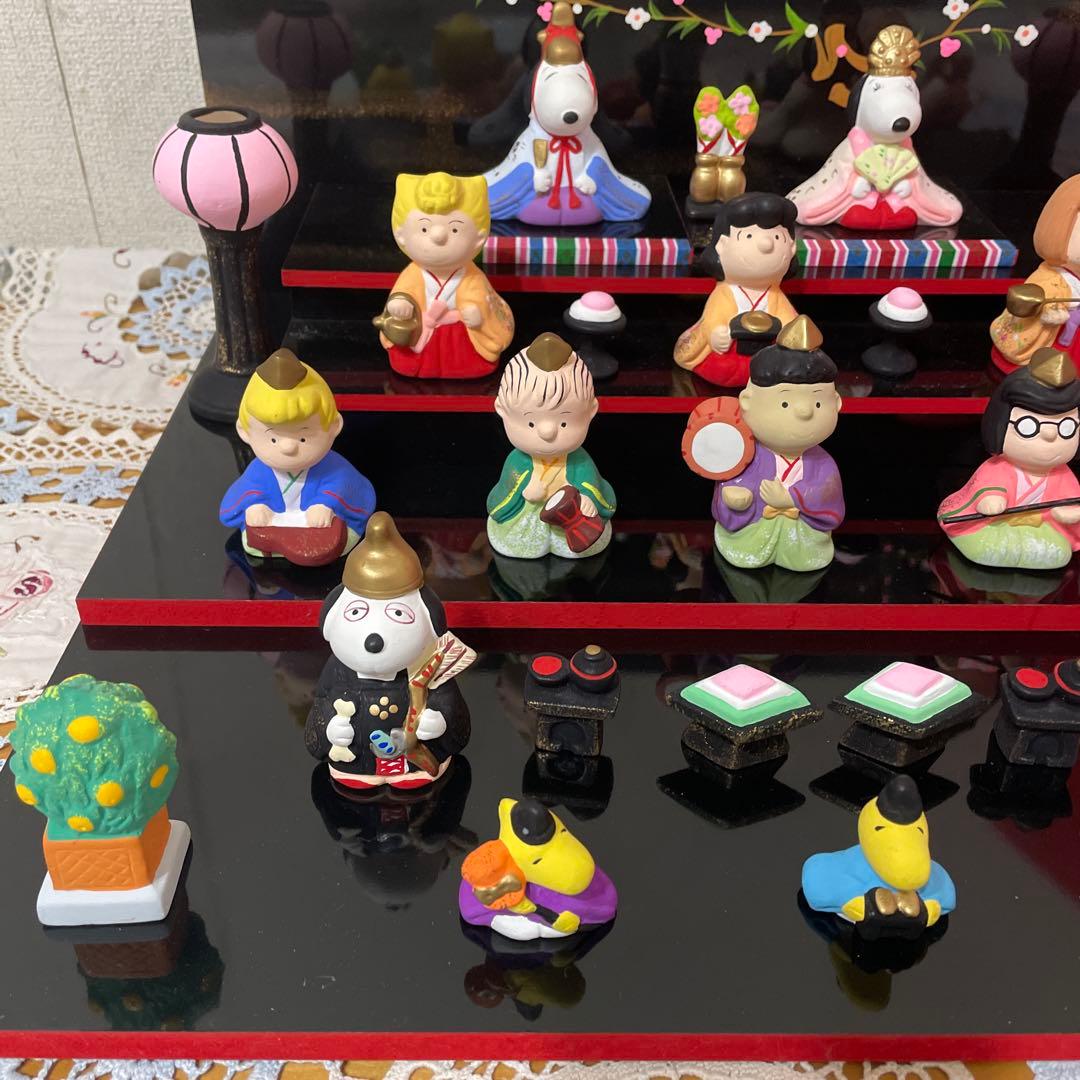 SNOOPY ひな祭り 陶器製　雛人形セット　吉徳大光　レア