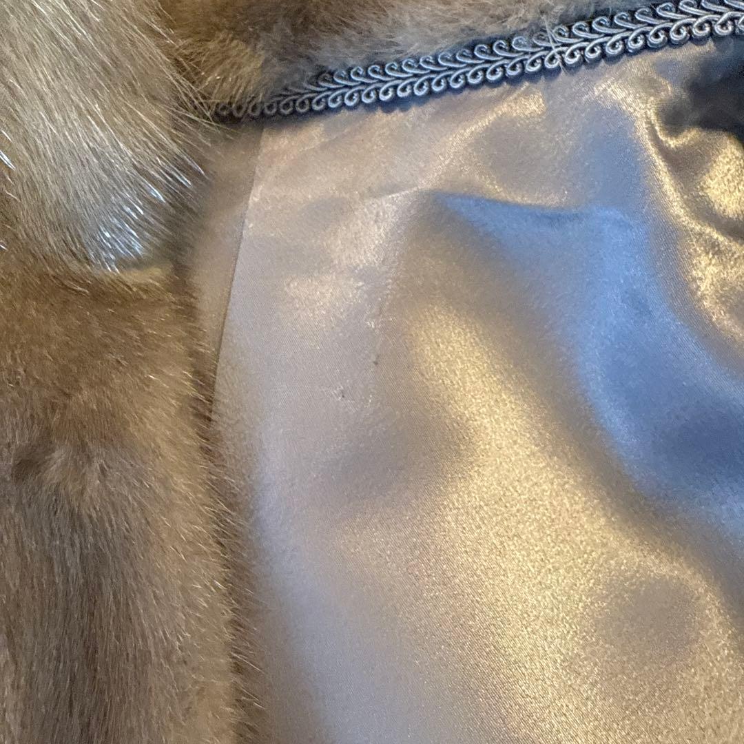 高級　KOPENHAGEN FUR ミンクコート　フード付き コペンハーゲン