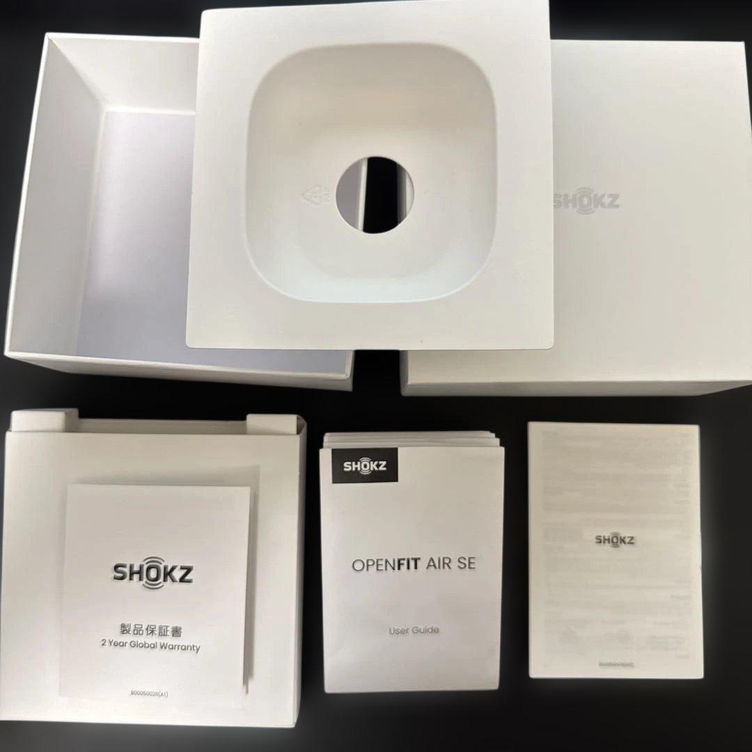SHOKZ OPENFIT AIR SE ワイヤレスイヤホン 黒