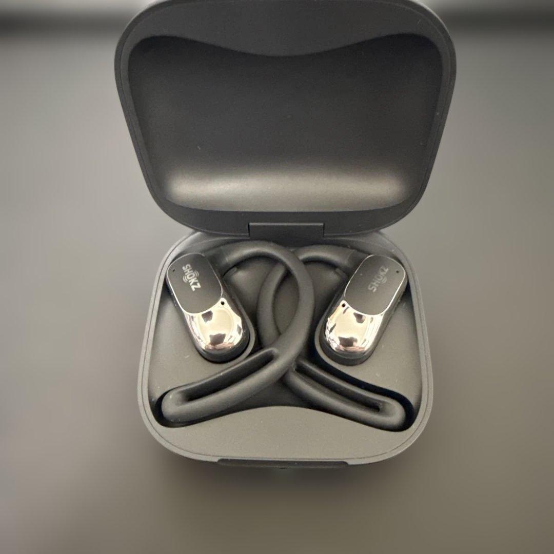 SHOKZ OPENFIT AIR SE ワイヤレスイヤホン 黒