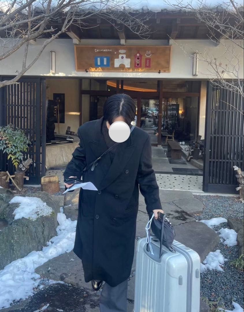 90s 00s archive 総カシミヤ ダブル チェスターコート