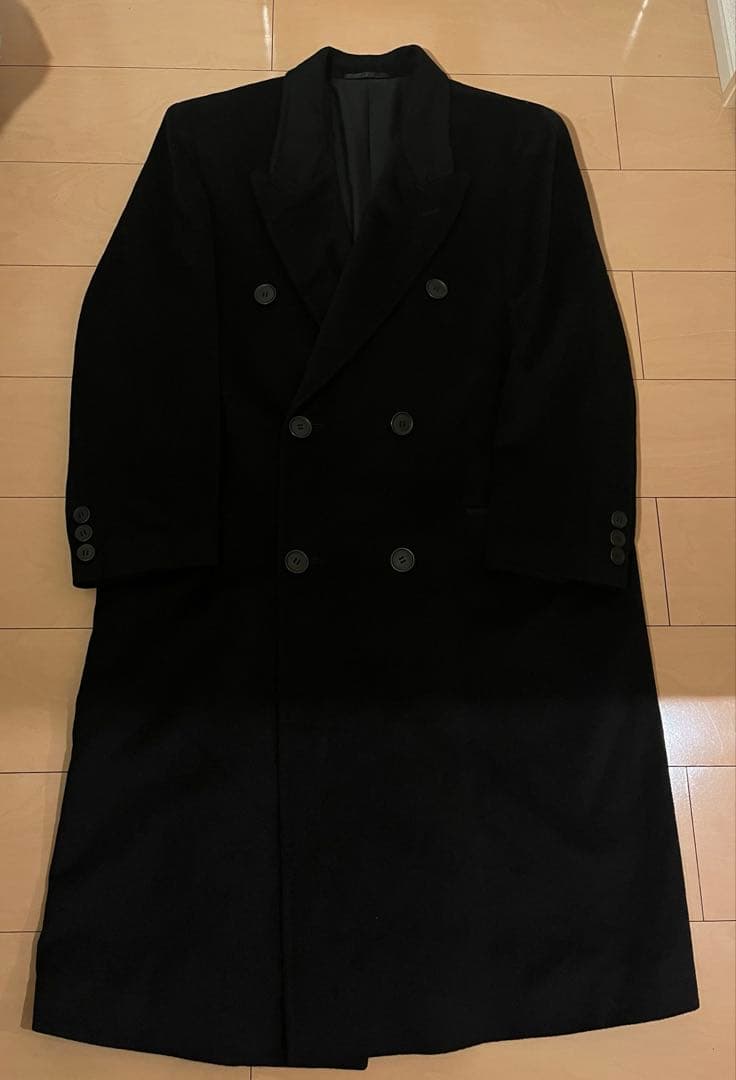 90s 00s archive 総カシミヤ ダブル チェスターコート