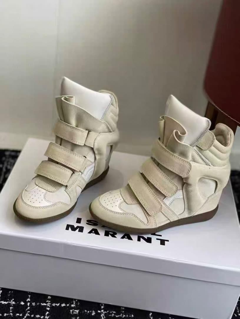 Isabel Marant インヒールスニーカー ベージュ