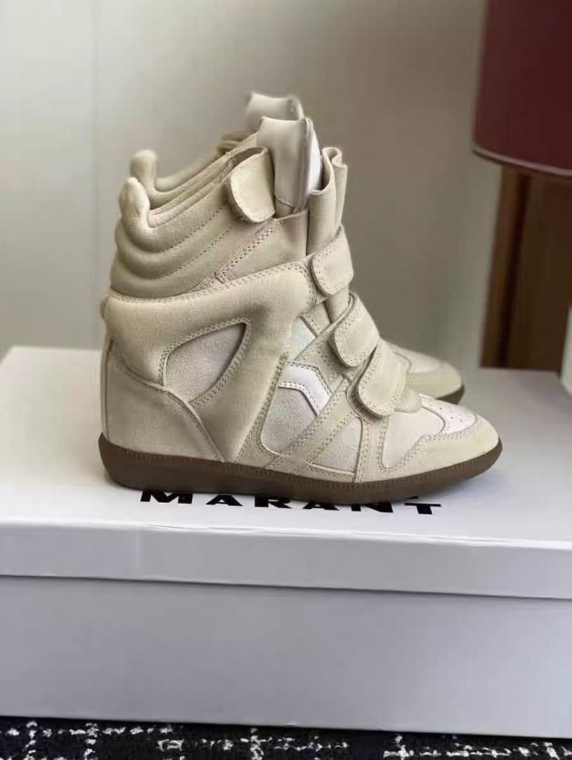 Isabel Marant インヒールスニーカー ベージュ