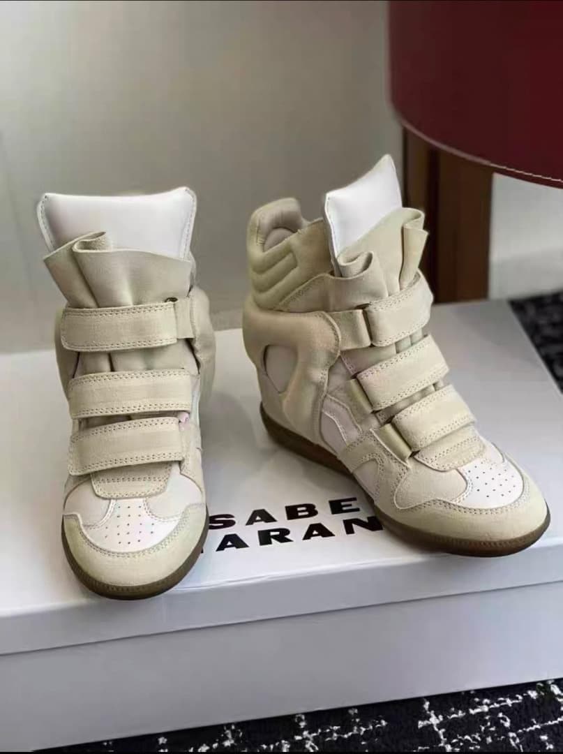 Isabel Marant インヒールスニーカー ベージュ