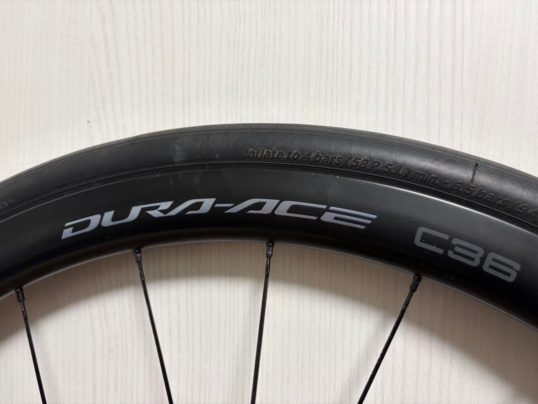 【訳あり】SHIMANO DURA-ACE WH-R9270-C36-TL 前後
