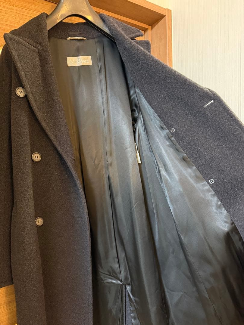 MaxMara ダークグレー コート サイズJI36