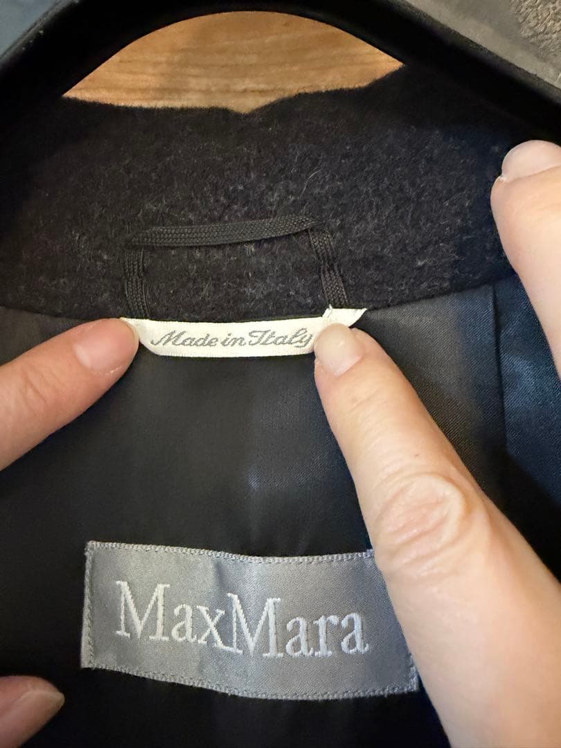 MaxMara ダークグレー コート サイズJI36