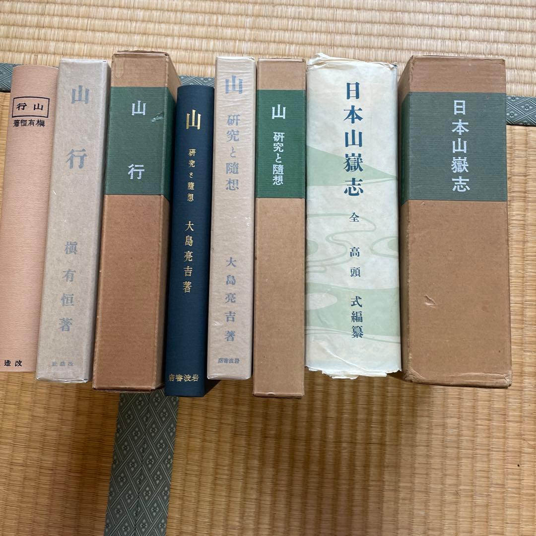 日本山岳会　覆刻日本の山岳名著　保護函シリーズ