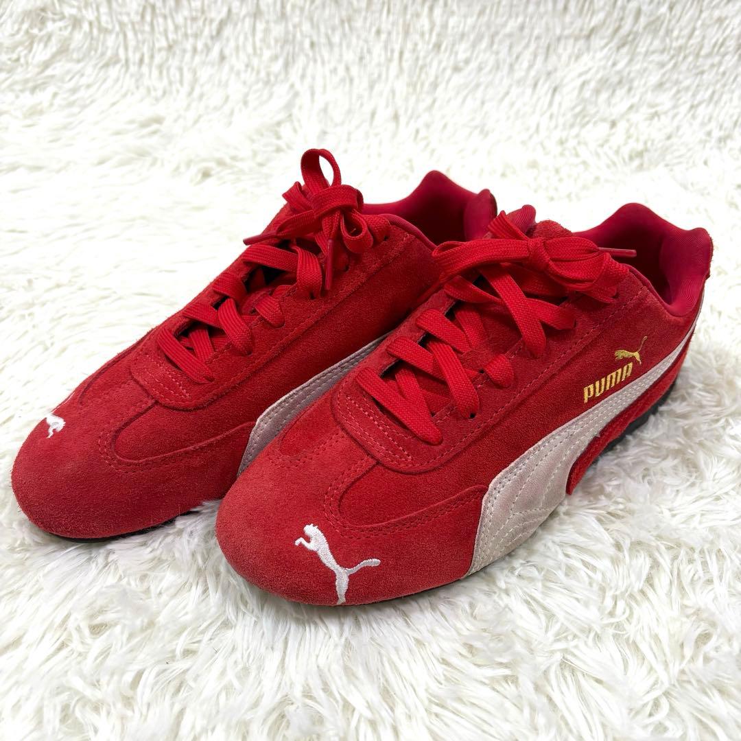 PUMA スピードキャット 24 レッド スエード