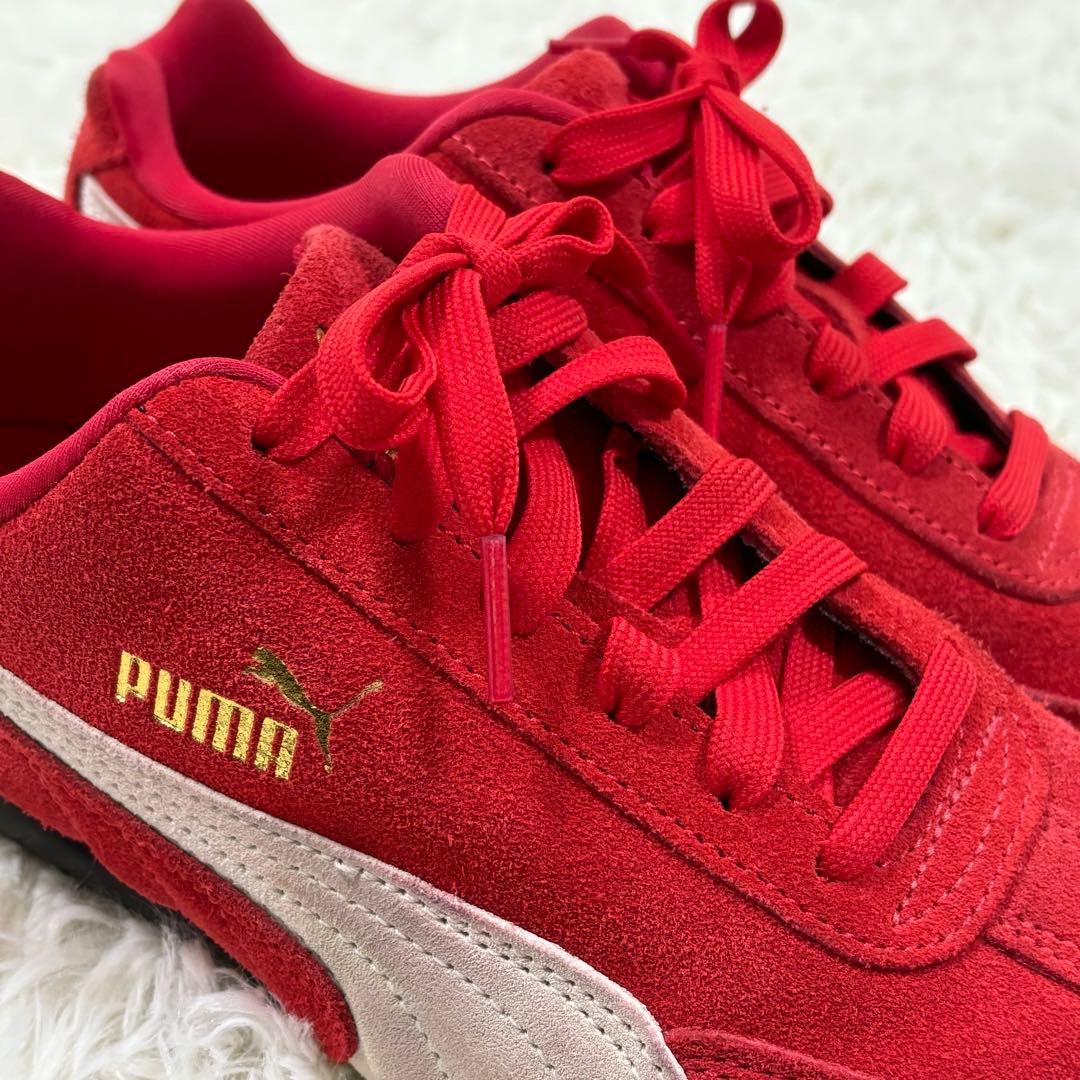 PUMA スピードキャット 24 レッド スエード