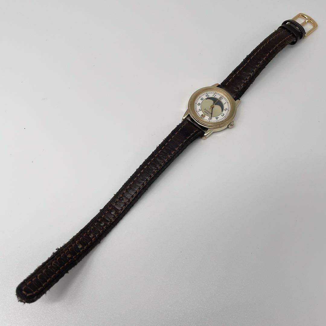 新品電池/稼働 SEIKO レディース ヴィンテージ ムーンフェイズ　希少　レア