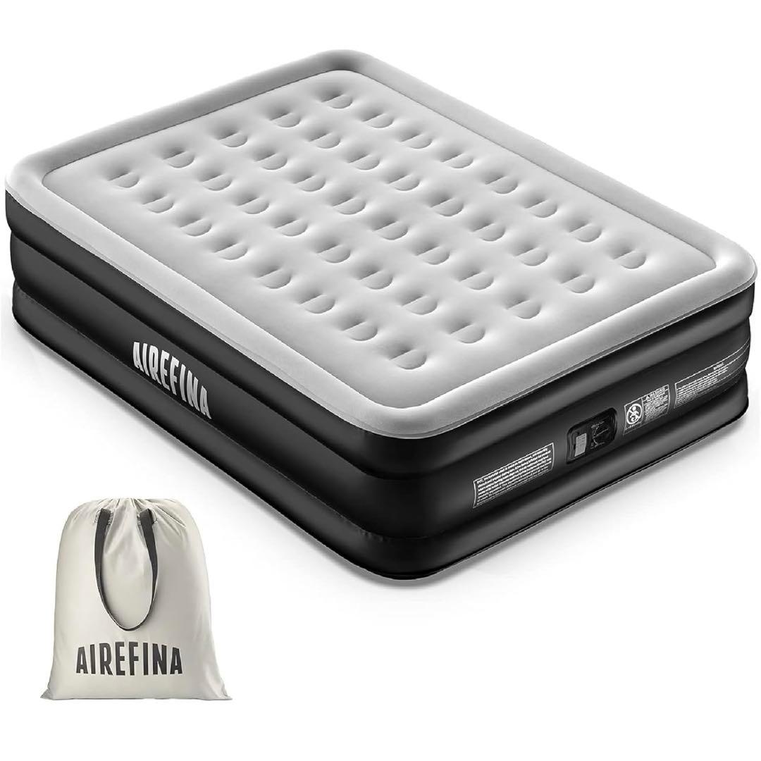新品　Airefina エアーベッド ダブル　電動ポンプ内蔵 キャンプ マット