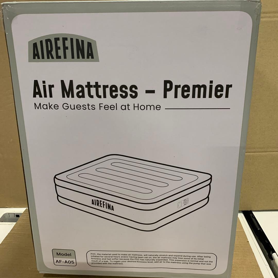 新品　Airefina エアーベッド ダブル　電動ポンプ内蔵 キャンプ マット