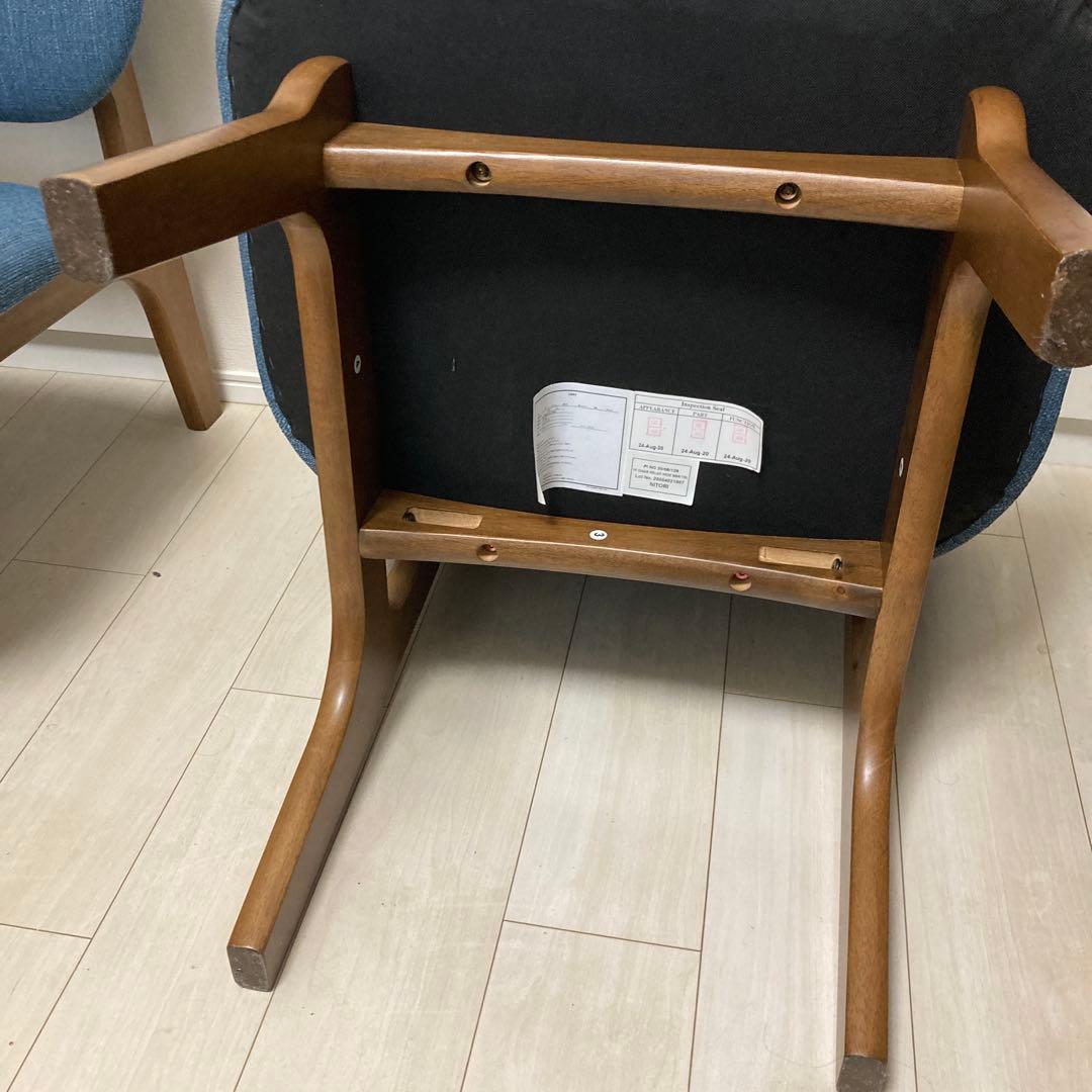 専用、リビングダイニング1人用チェア(リラックスワイド　ニトリ　②