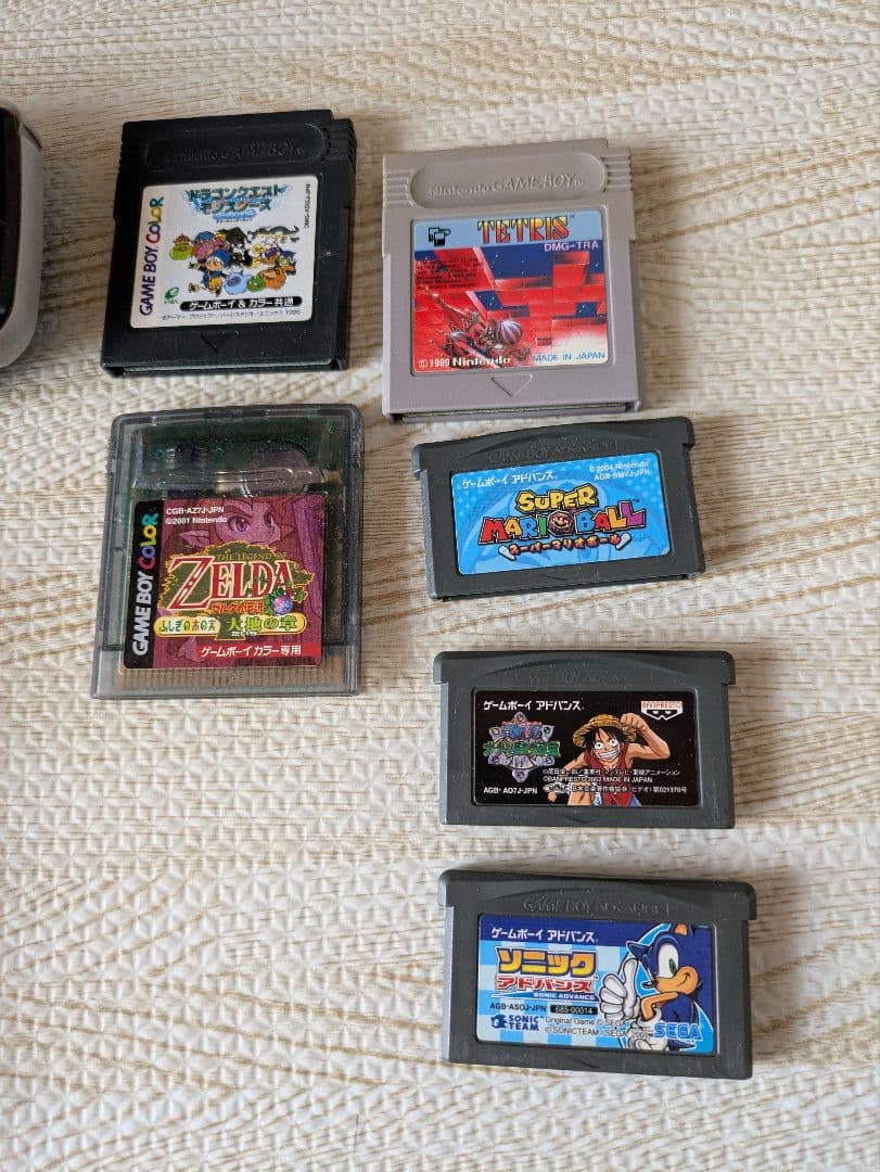 ゲームボーイ、COLOR、アドバンス本体＆ソフト【ジャンク品】