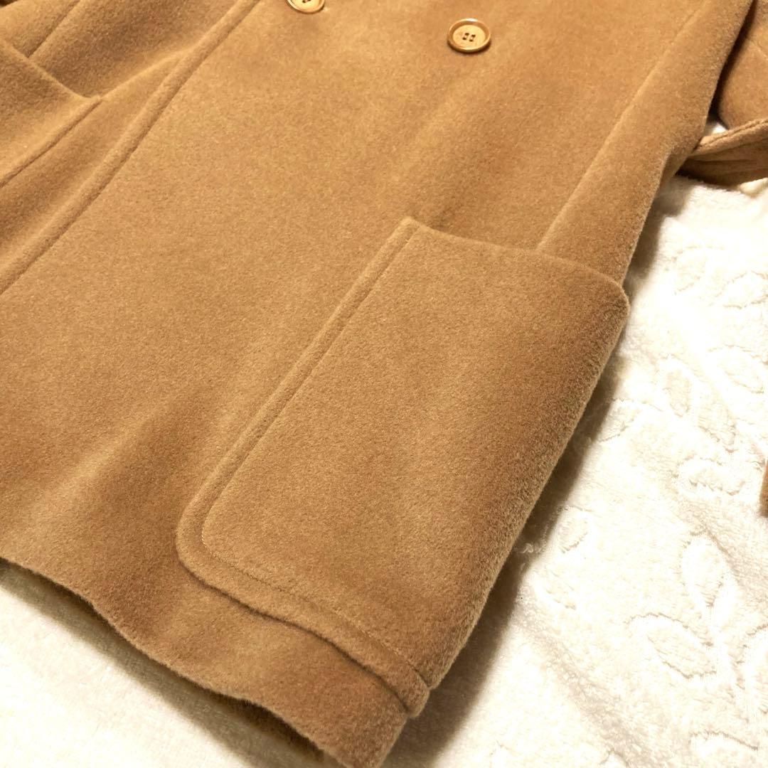 Max Mara マックスマーラ キャメル ショートコート　ベルト ウール　40