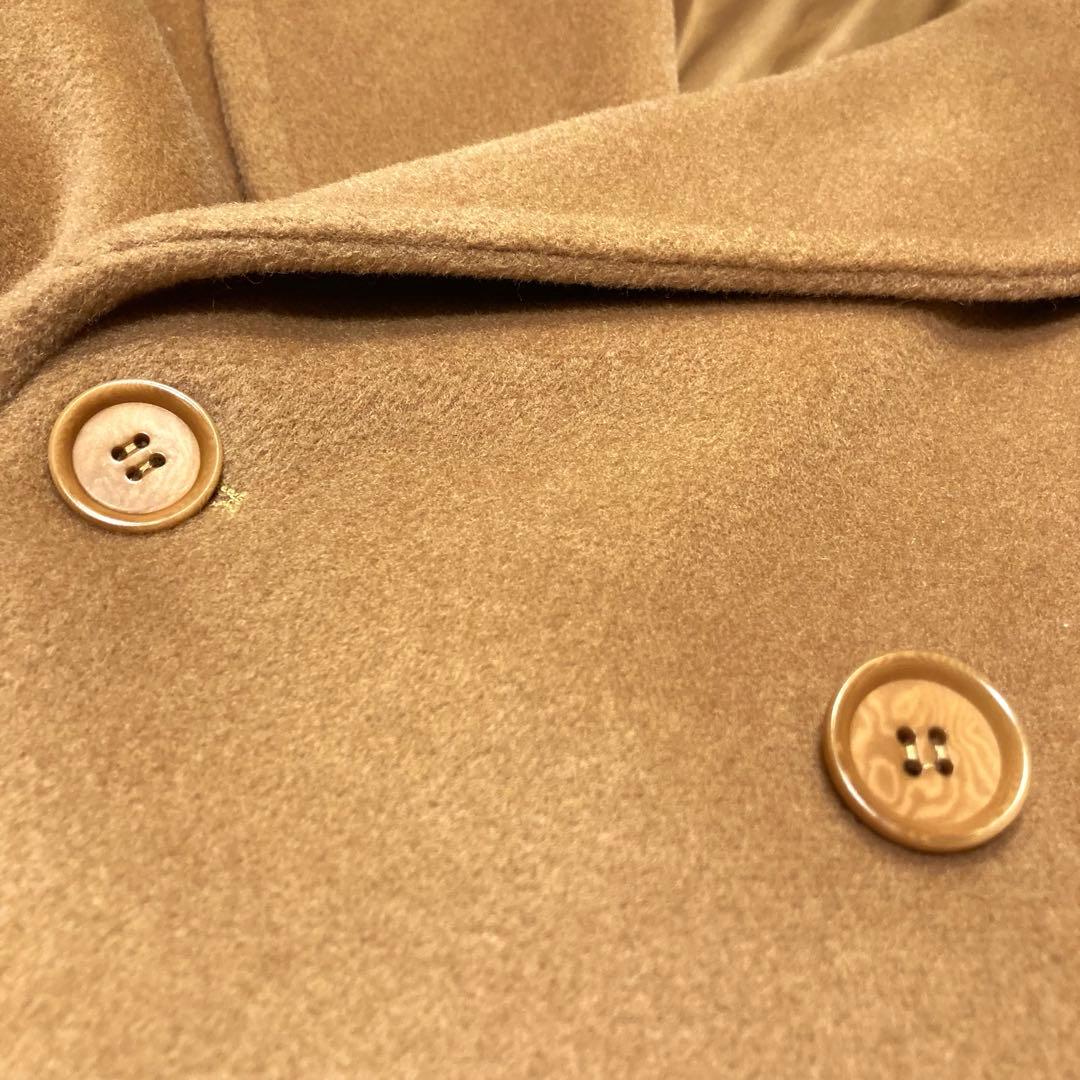 Max Mara マックスマーラ キャメル ショートコート　ベルト ウール　40