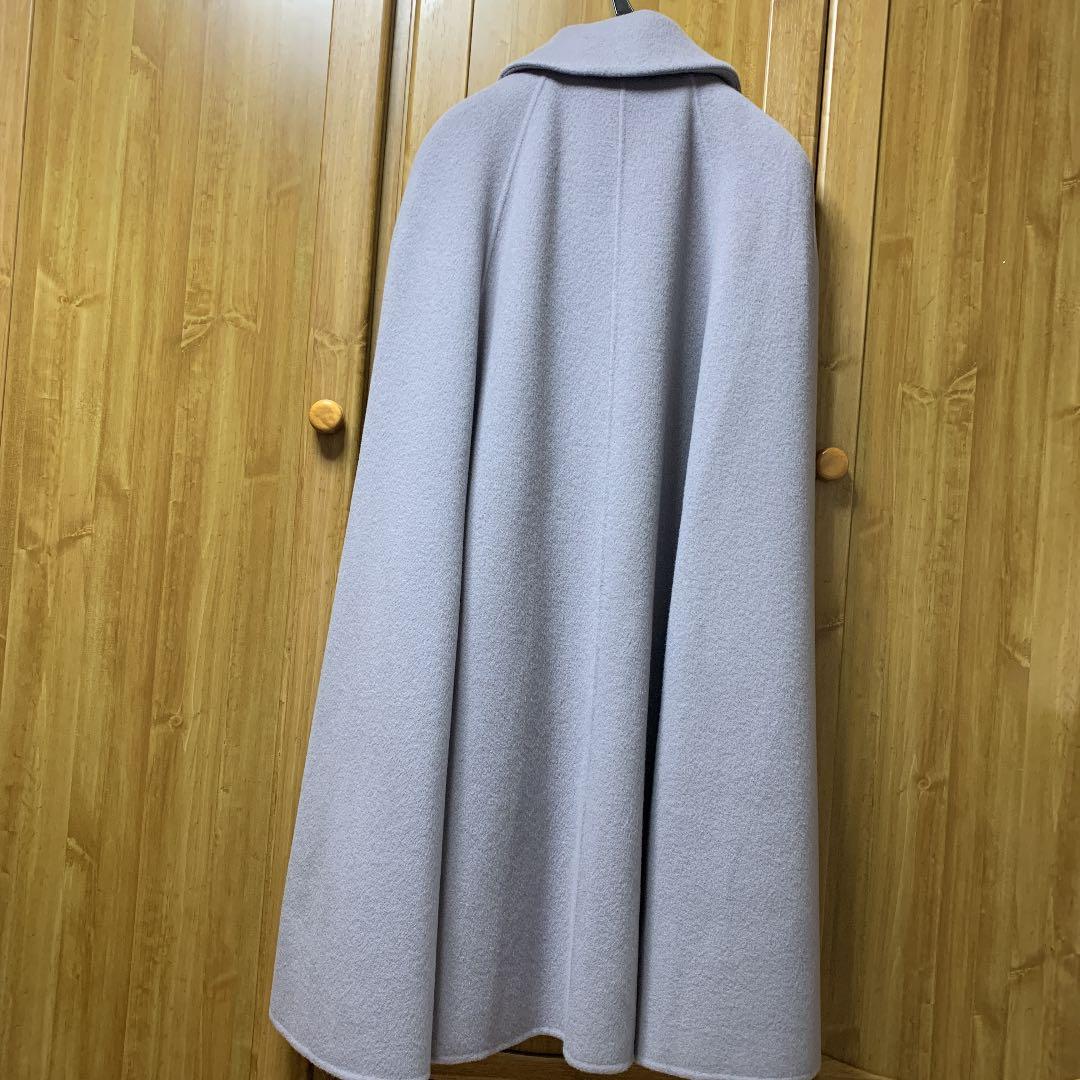 グレースコンチネンタル リバーケープコート ライトグレー 36