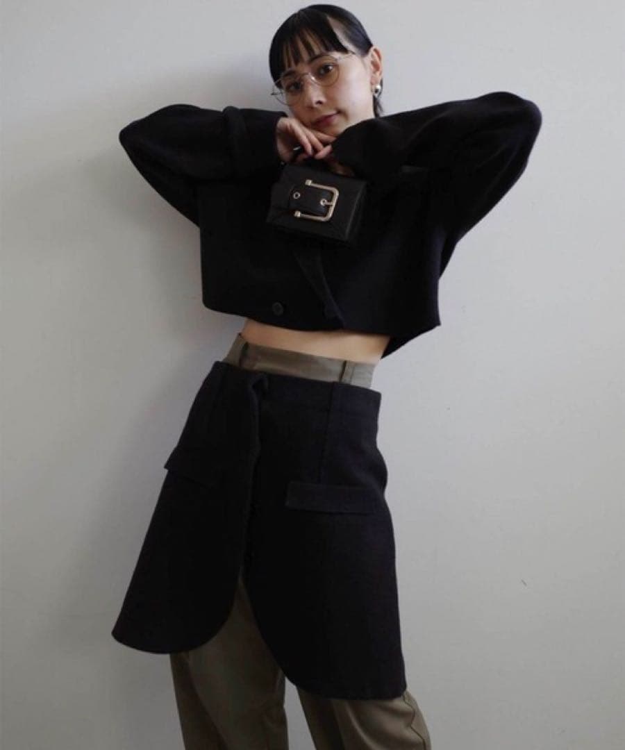 【試着のみ】Ameri JACKET SEPARATE KNIT TOP