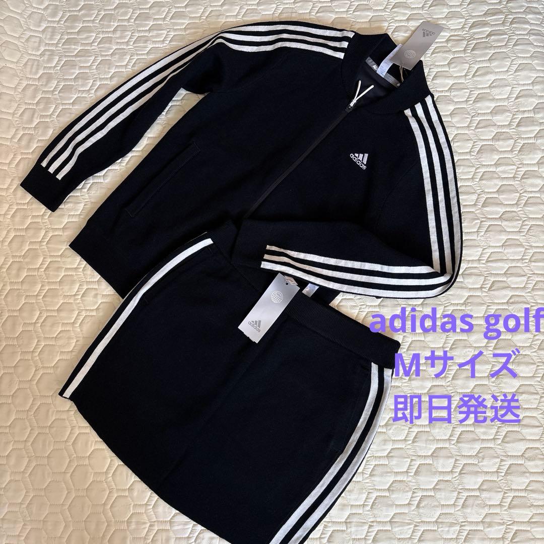 新品29700円アディダスゴルフレディース　セーター&ニットスカートセットアップ