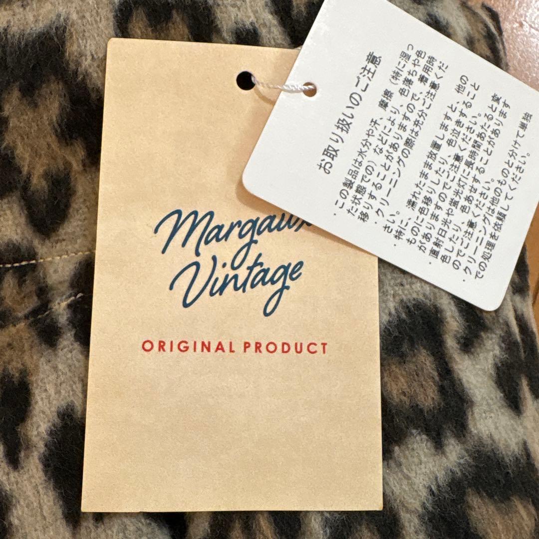 ピロッピ 新品未使用！Margaux vintageヒョウ柄 ダウンベスト