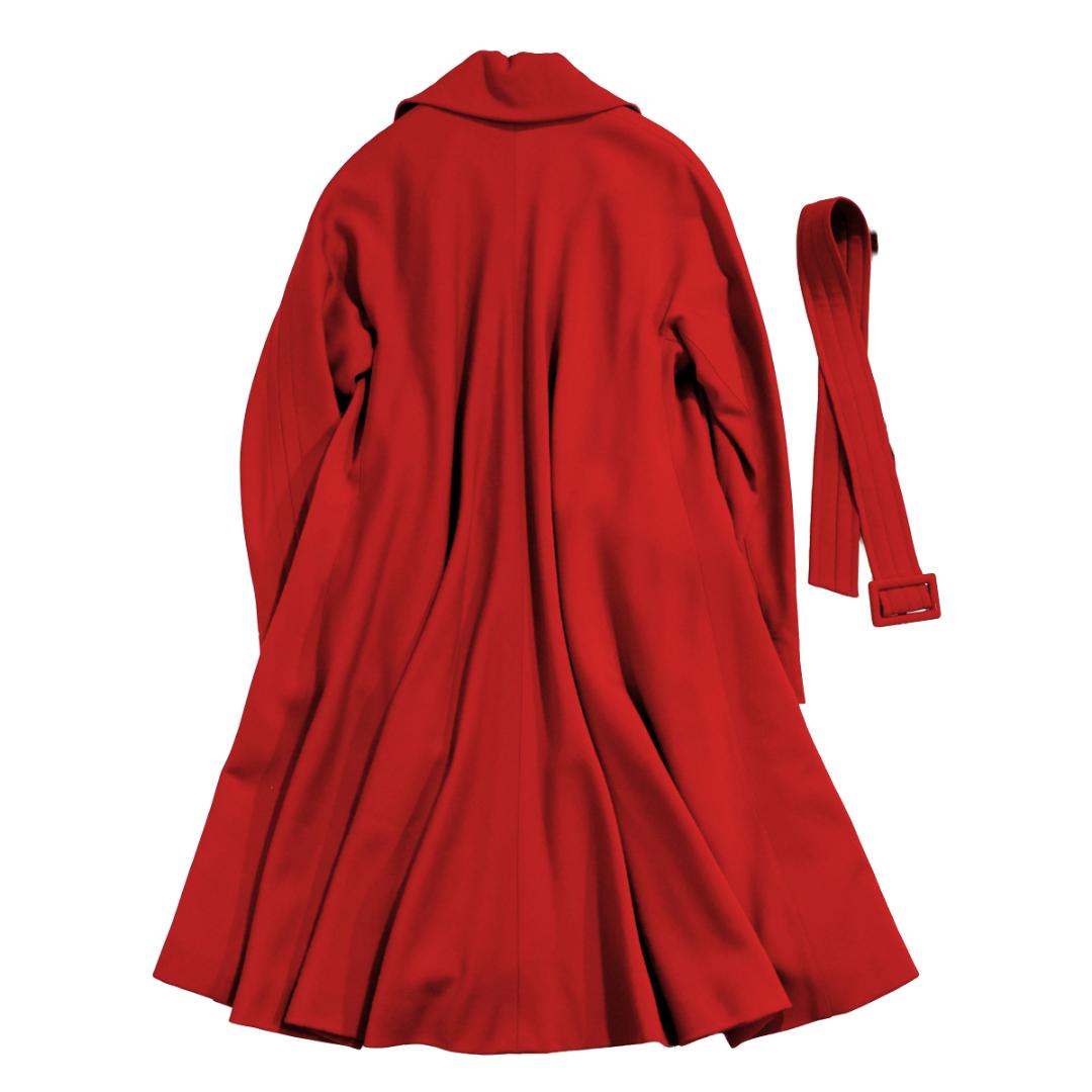 Vintage Hermes エルメス 金ボタン カシミヤ ロングコート 40