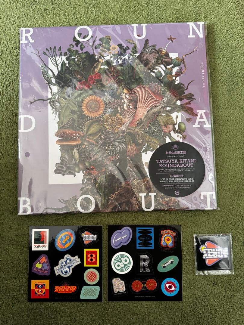 【特典全て付属】キタニタツヤ RoundAbout 初回限定盤
