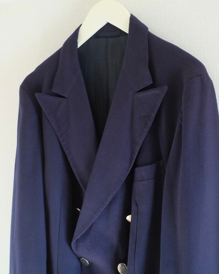 ヨ*チ様 60s〜 british vintage navy blazer ダブ