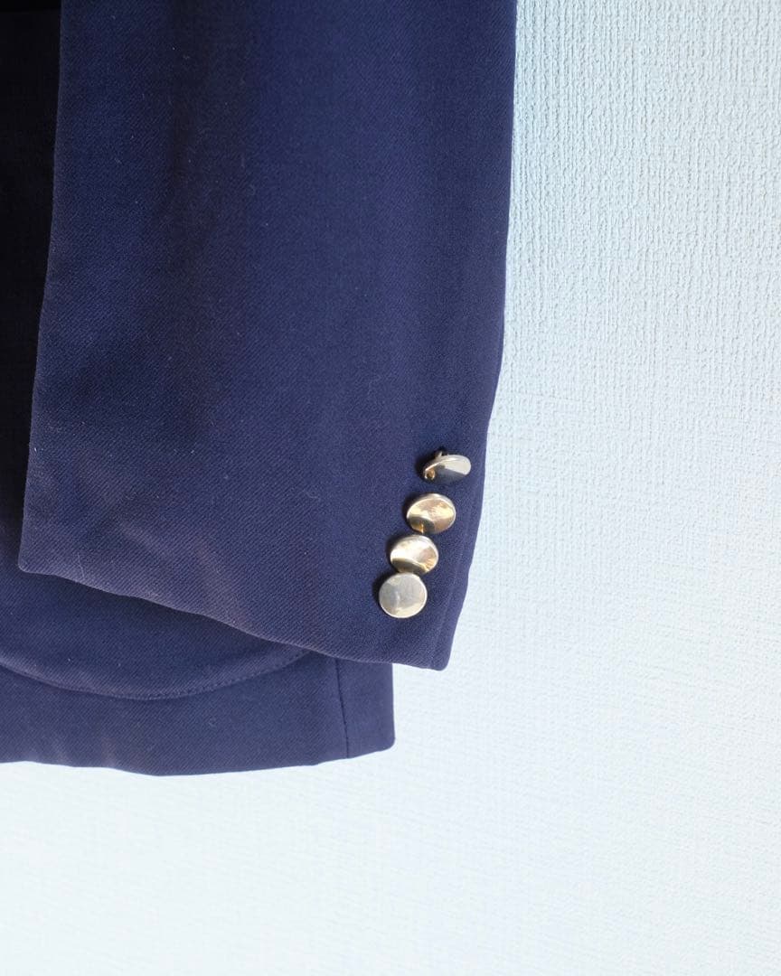ヨ*チ様 60s〜 british vintage navy blazer ダブ