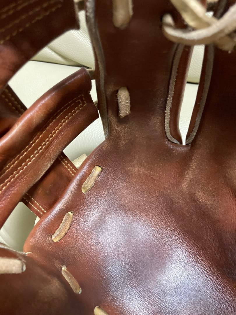 YGS 山本グラブスタジオ 硬式グローブ ブラウン 右投げ用　約28cm日本製